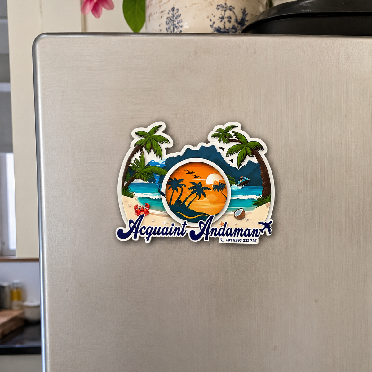 OE143 - Custom Printed Acrylic Fridge Magnets