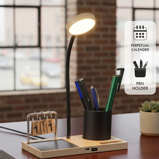 ED424- GlowNest Pro Desk Lamp & Organizer