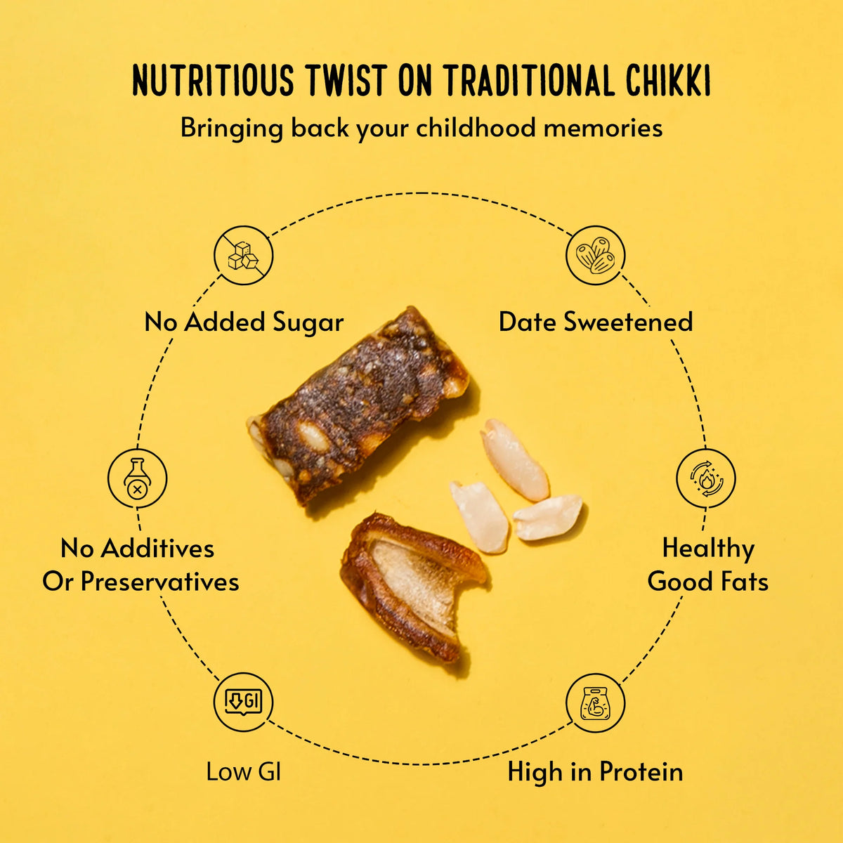 BSE34- Brawny Bear Date Sweetened Soft Chikki