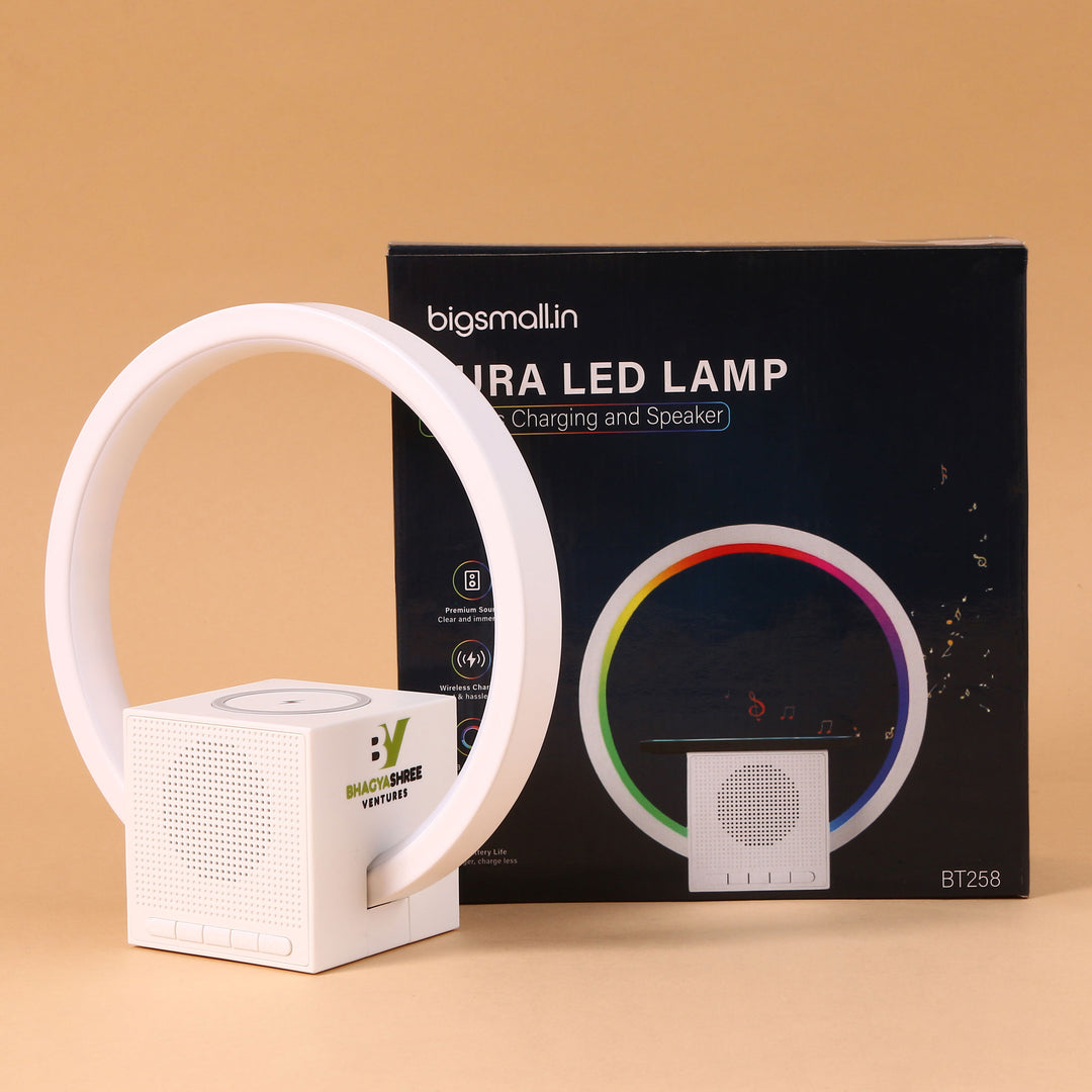 OG11- Aura LED Lamp with Wireless Charging & Speaker