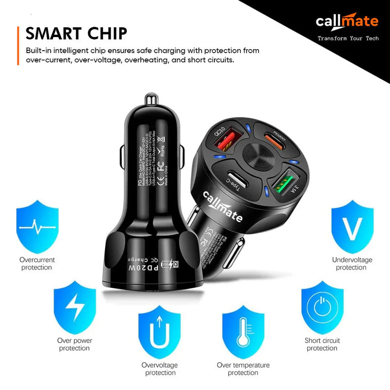 ED119- Callmate 35W Car Charger