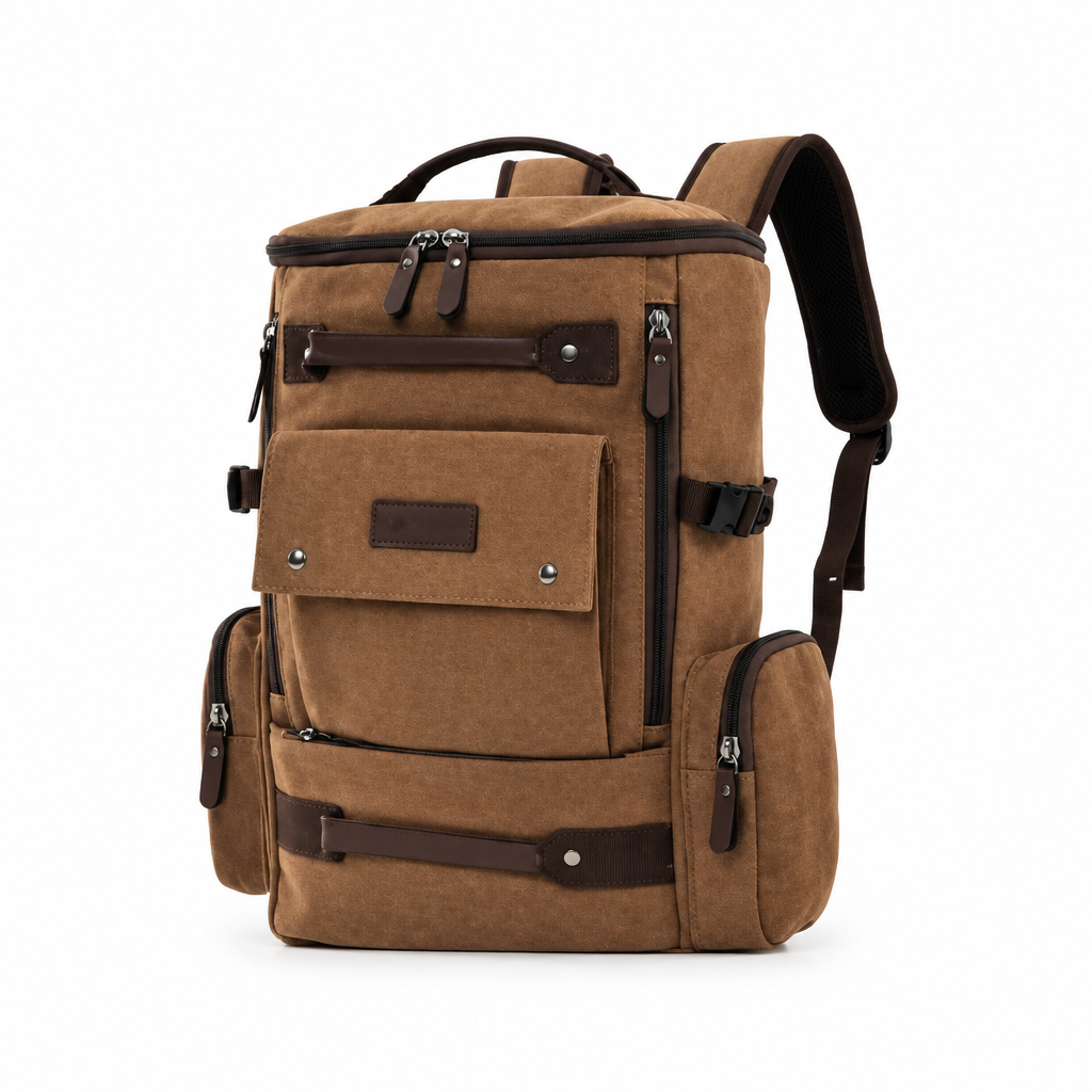 Fur Jaden The Voyager Backpack - Sand Brown