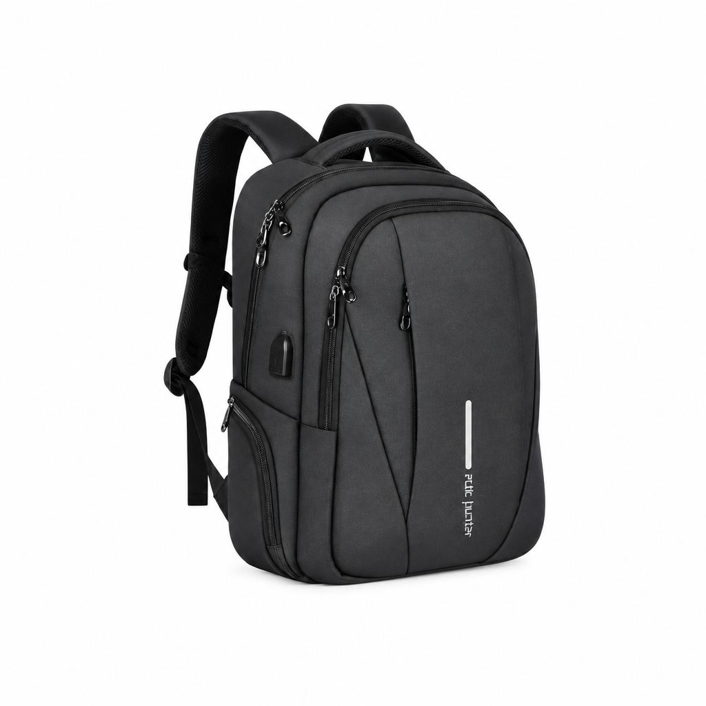 Fur Jaden Travel Laptop Backpack - Black