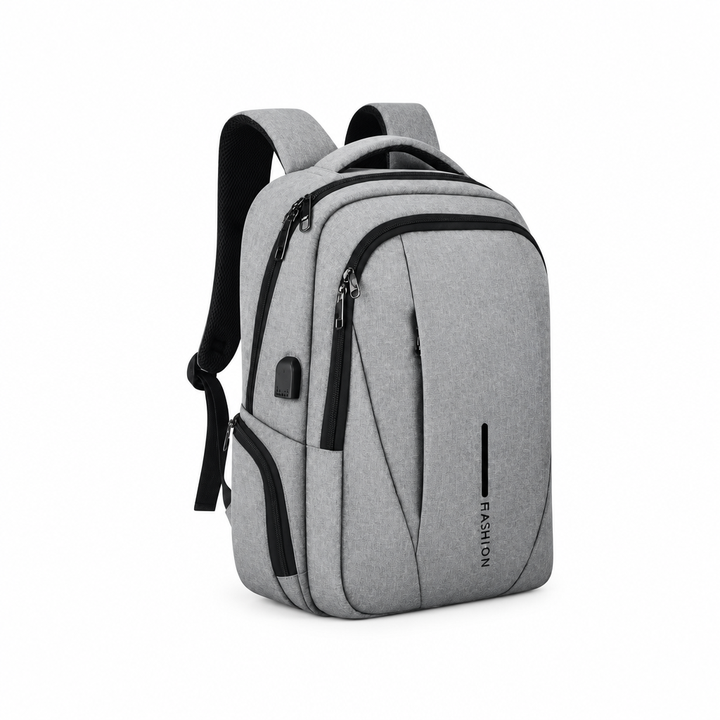 Fur Jaden Travel Laptop Backpack - Grey