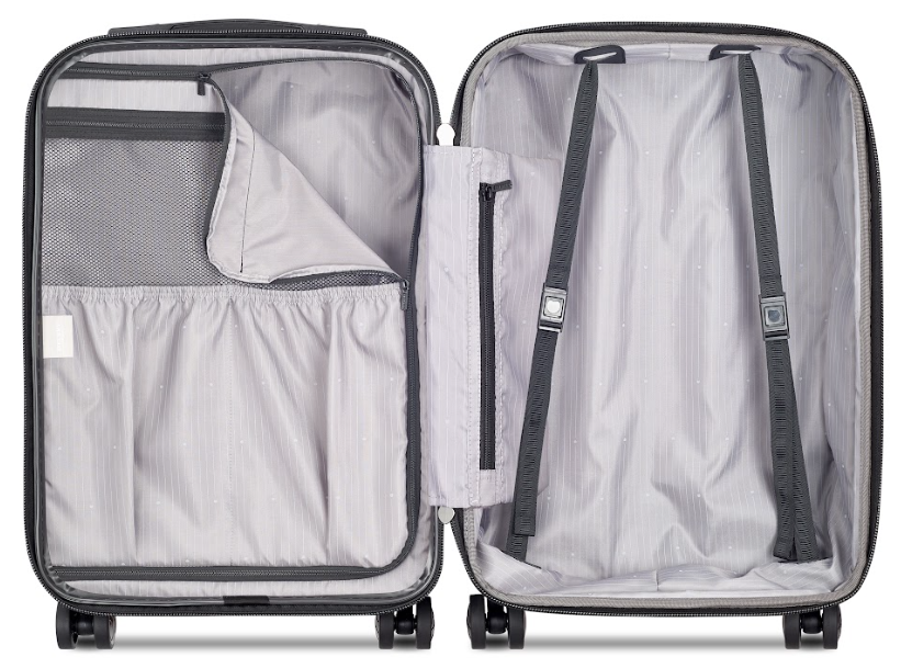 BSB263 Delsey Titanium 55 cm Expandable Cabin Trolley - Interior view