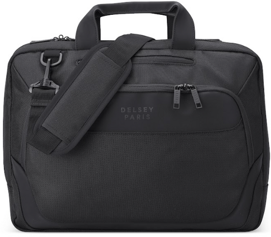 BSB264 Delsey Parvis Plus 2-Compartment Satchel - Front product view