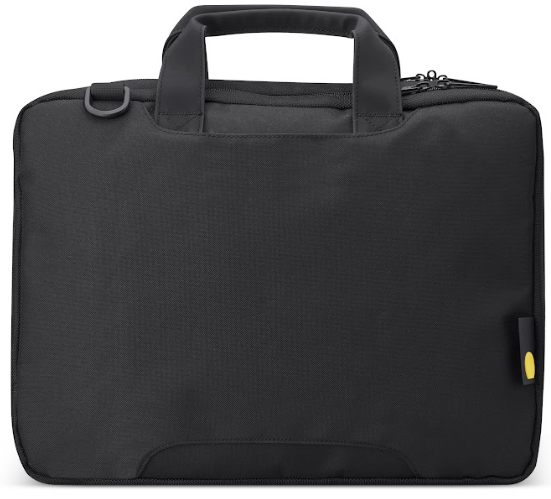 BSB264 Delsey Parvis Plus 2-Compartment Satchel - Back view