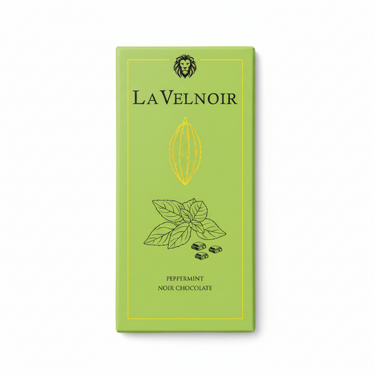BSE122 La Velnoir Peppermint Noir Chocolate packaging
