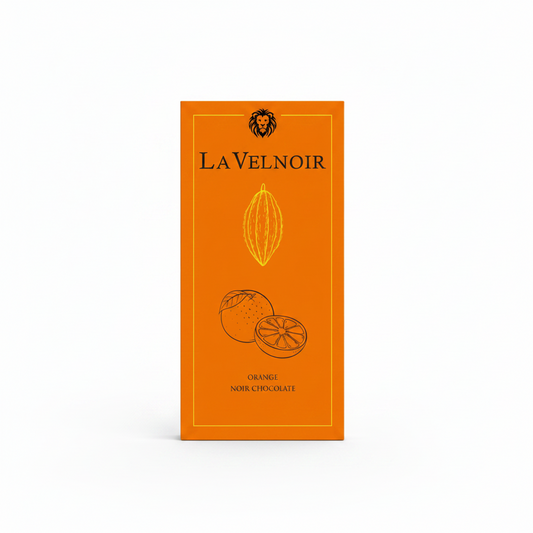 BSE123 La Velnoir Orange Noir Chocolate packaging