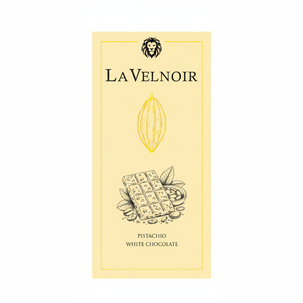 La Velnoir Pistachio White Chocolate