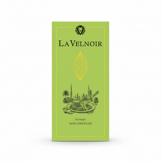 BSE133 La Velnoir Kunafa Noir Chocolate packaging