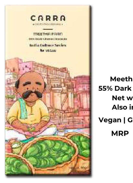 BSE141 Carra Meetha Paan 55% Dark Chocolate