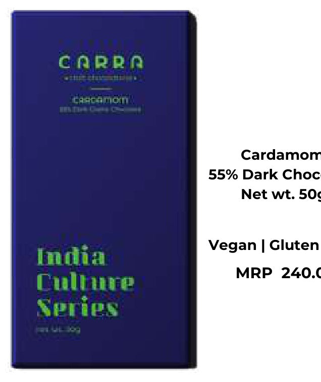 BSE143 Carra Cardamom 55% Dark Chocolate