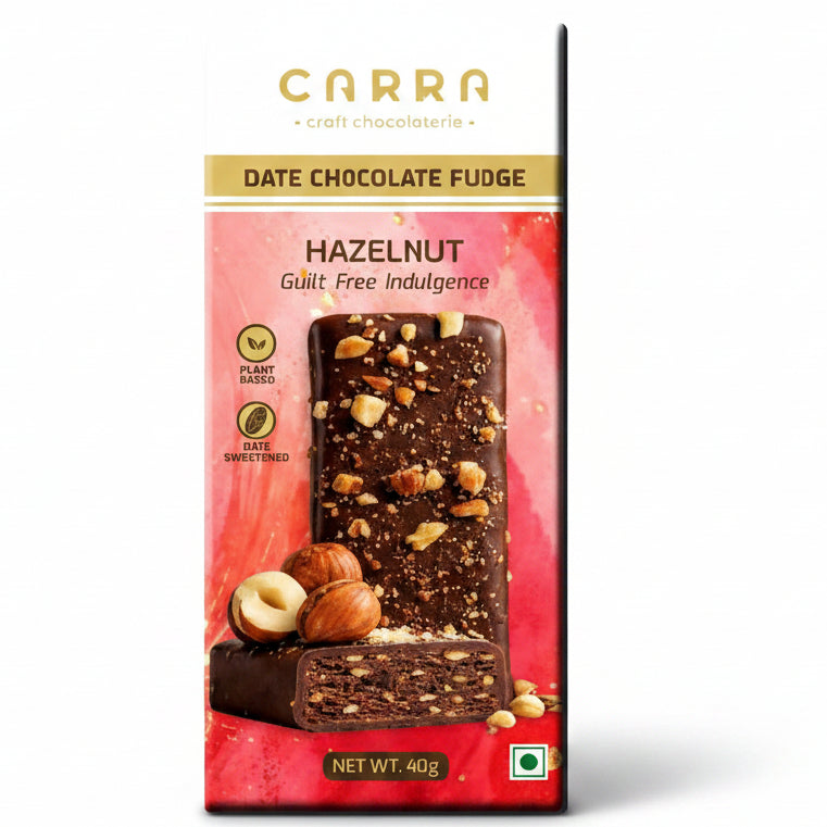 Carra Hazelnut Date Chocolate Fudge