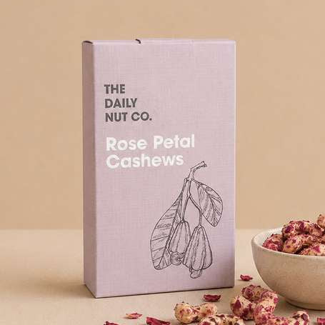 BSE439- The Daily Nut Co. Rose Petal Cashews