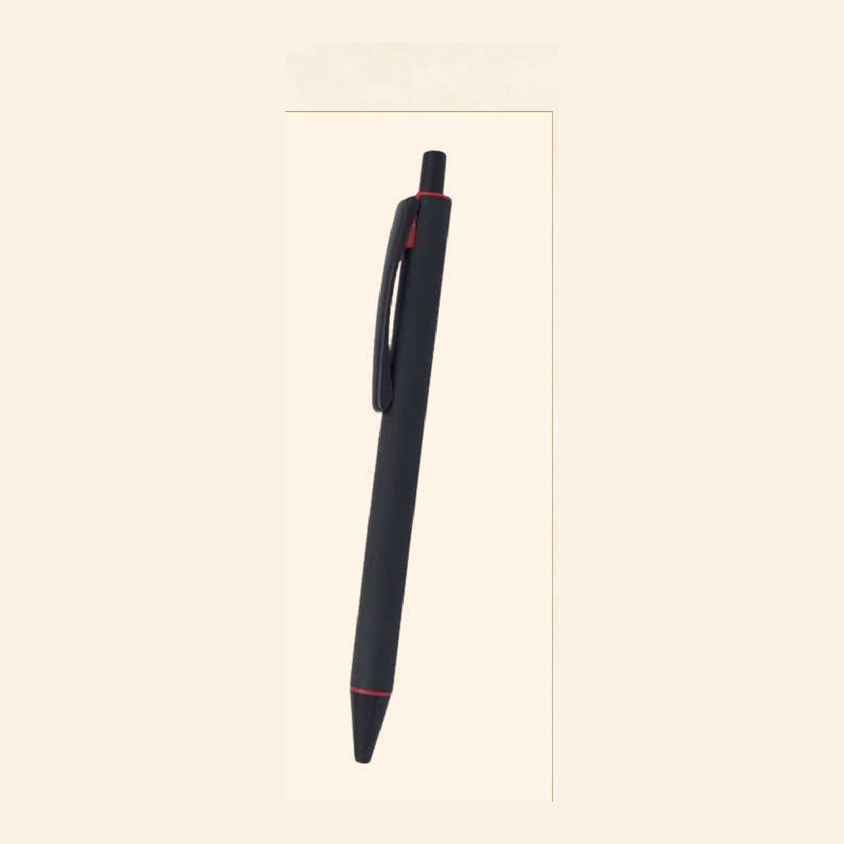 BSP27 - Black & Red Accent Click Pen product image