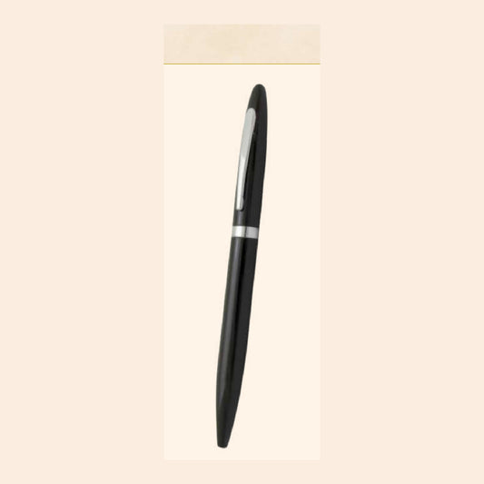 BSP28 - Curved Black Silver Ring Pen product image