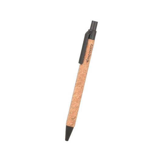 BSP52 - Natural Cork Black Click Pen product image