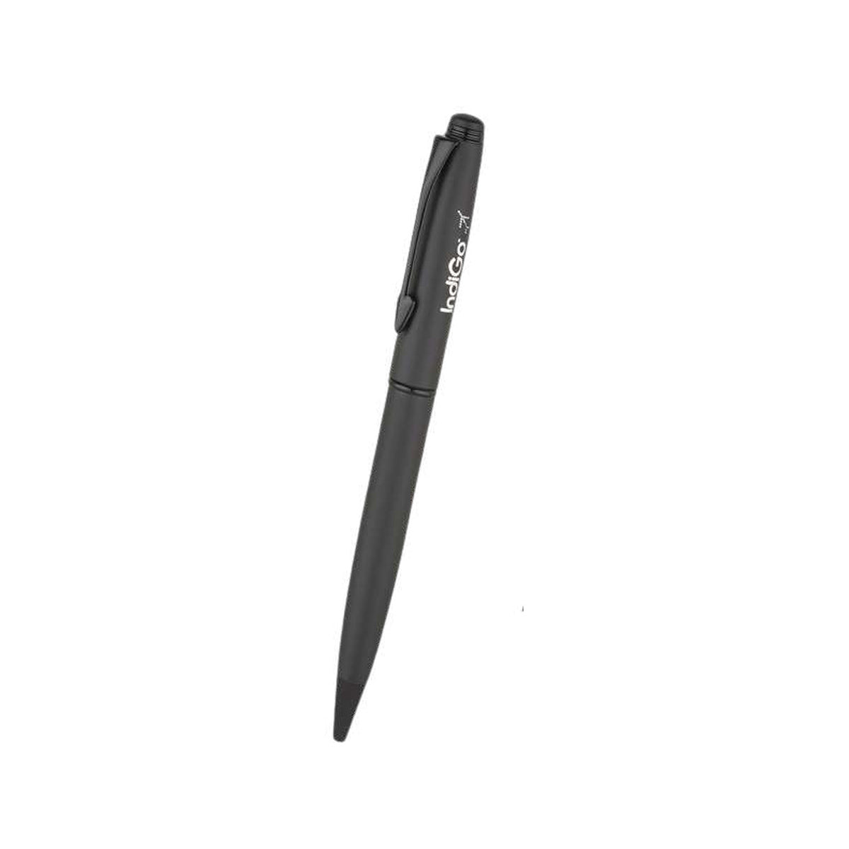 BSP59 - Black Ribbed Click Pen product image