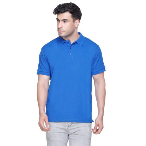 Winbarg Cotton Poly Stretch Polo Cobalt