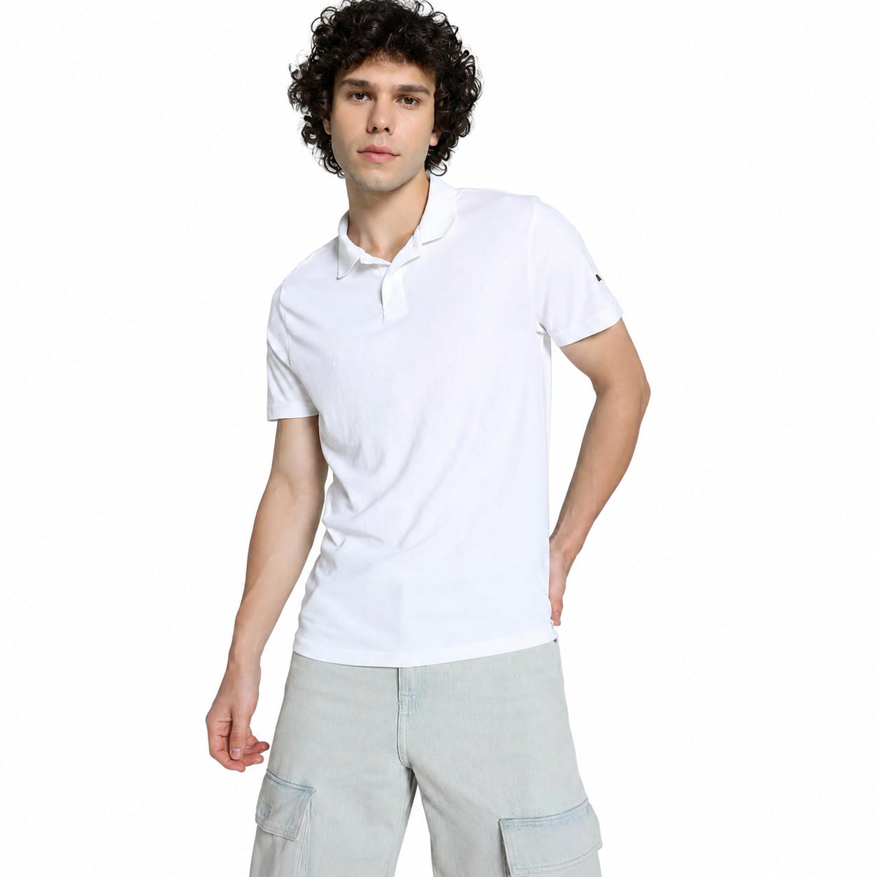 BST121 - Puma - ESS Cat Logo Poly Polo