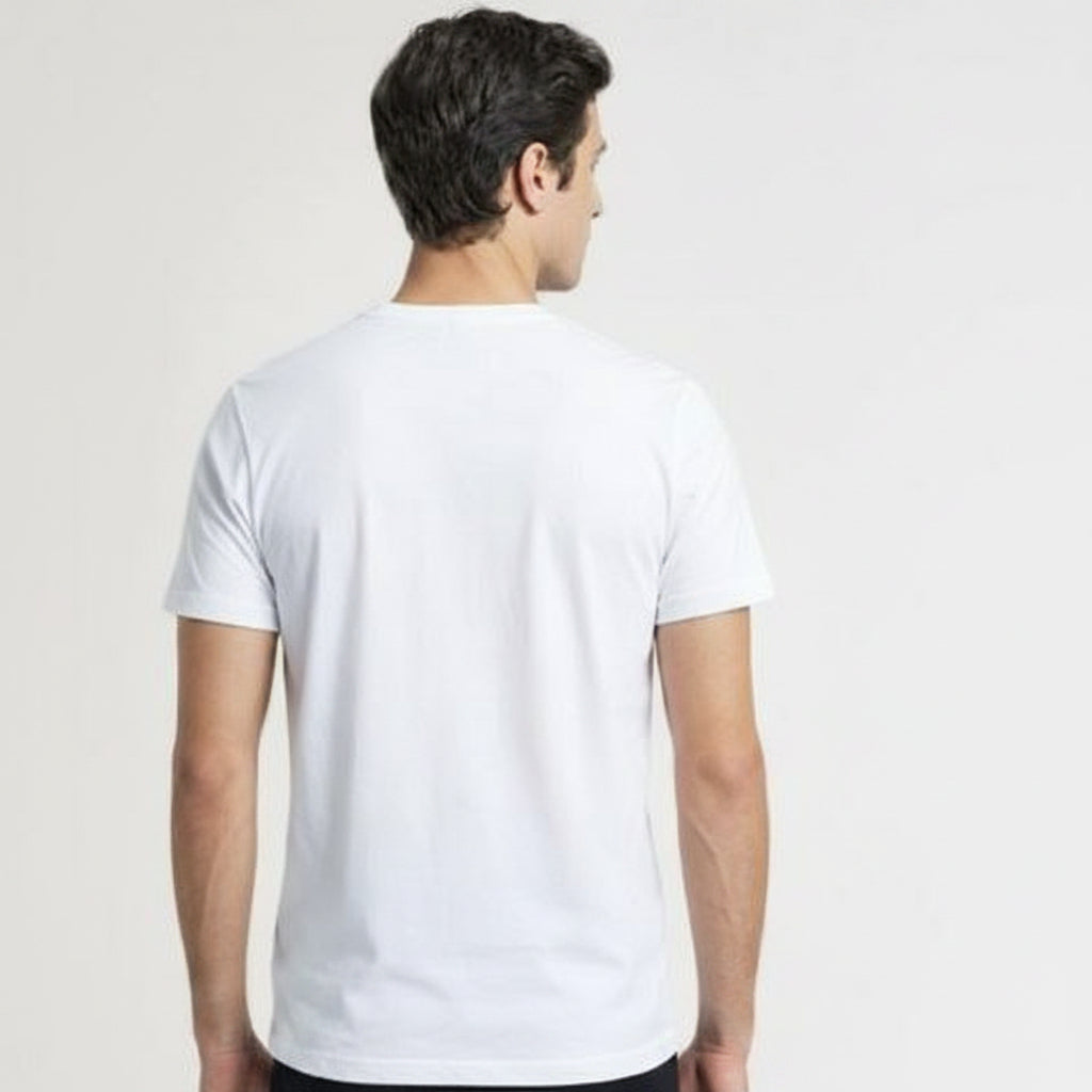 BST159 - Pepe Jeans Ibiza Round Neck T-Shirt - White back view