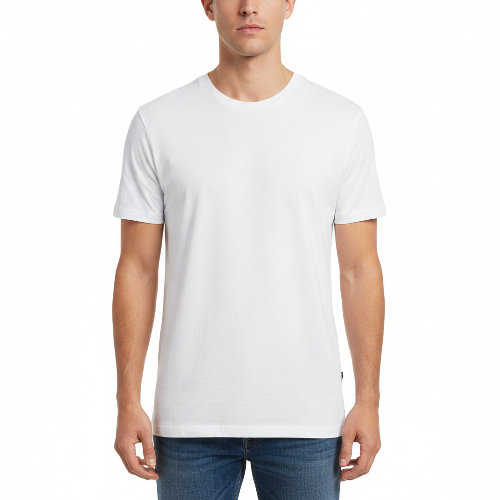 BST159 - Pepe Jeans Ibiza Round Neck T-Shirt - White product view