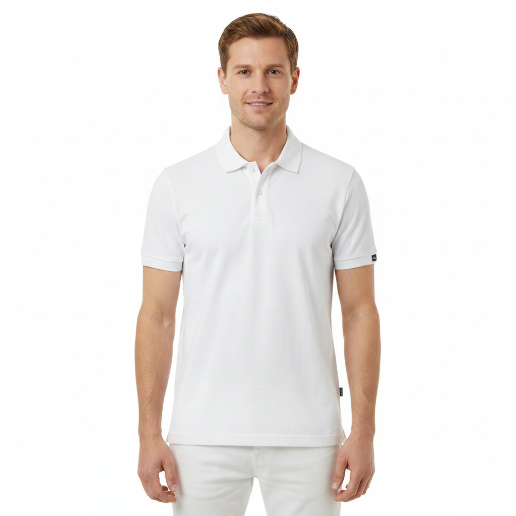 BST160 - Pepe Jeans Organico Polo T-Shirt - White product view
