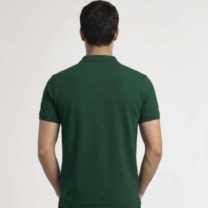 BST161 - Pepe Jeans Milano Polo T-Shirt - Green back view