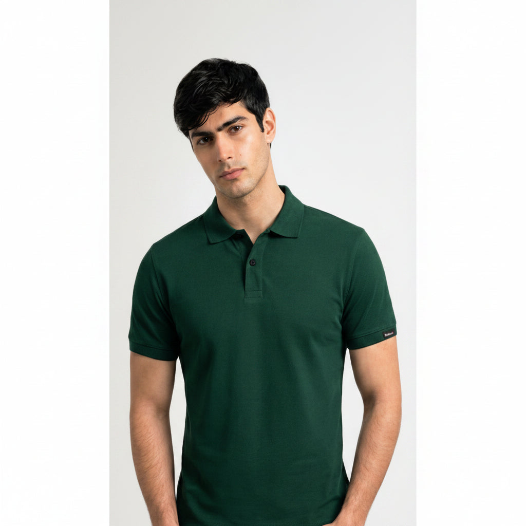 BST161 - Pepe Jeans Milano Polo T-Shirt - Green front view