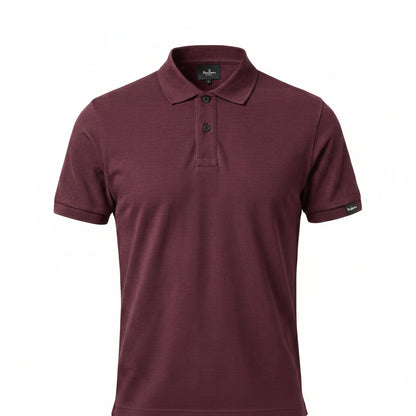 BST161 - Pepe Jeans Milano Polo T-Shirt - Wine product view