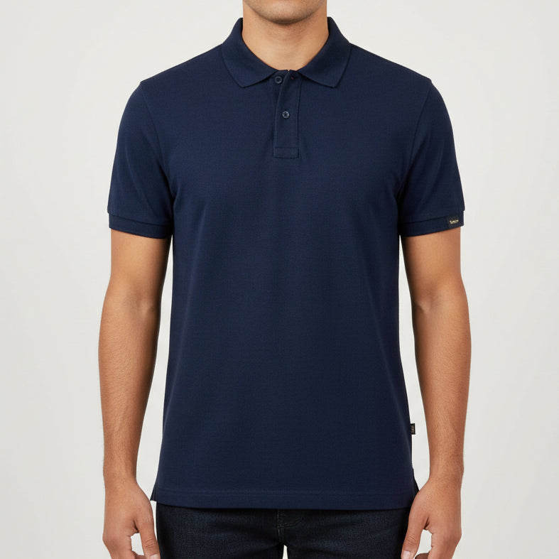 BST161 - Pepe Jeans Milano Polo T-Shirt - Navy Blue product view