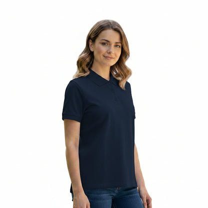 BST162 - Pepe Jeans Ella Polo T-Shirt - Navy Blue front view