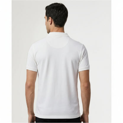 BST163 - Pepe Jeans Berlinn Polo T-Shirt - White back view