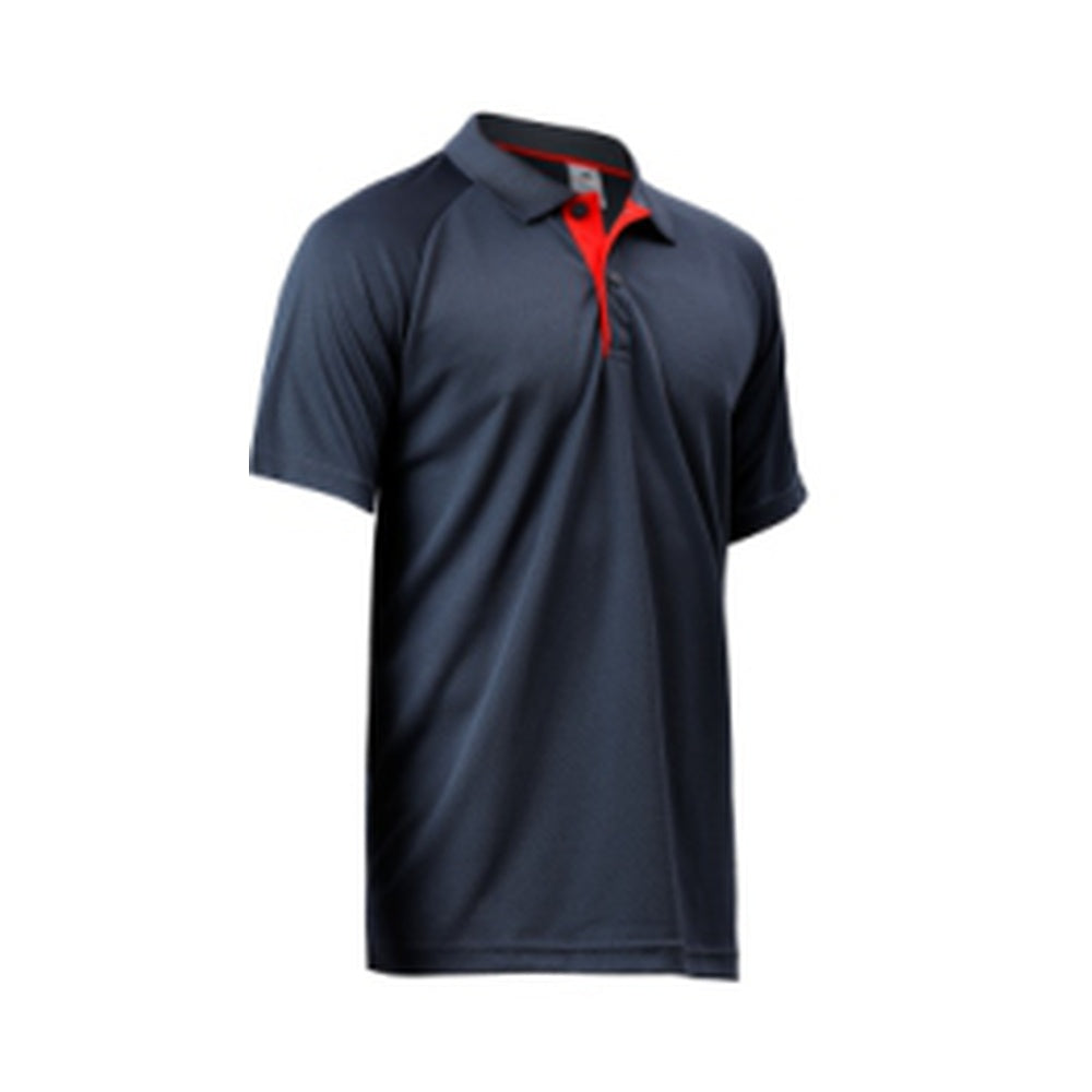 BST165 - Adidas B Series Dry-Fit Polo T-Shirt - Grey front view