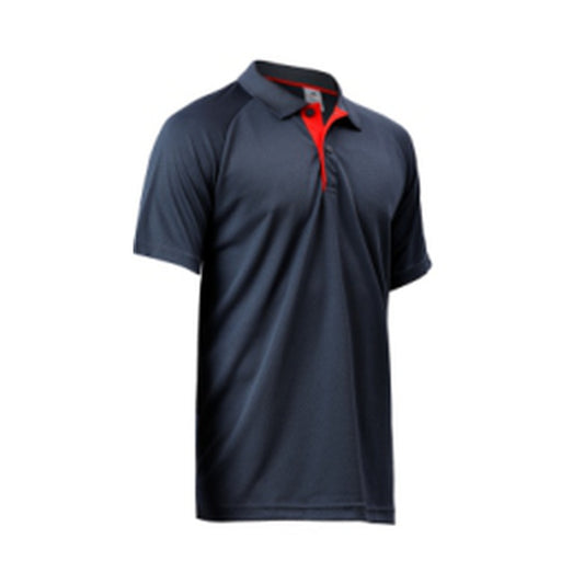 BST165 - Adidas B Series Dry-Fit Polo T-Shirt - Grey front view