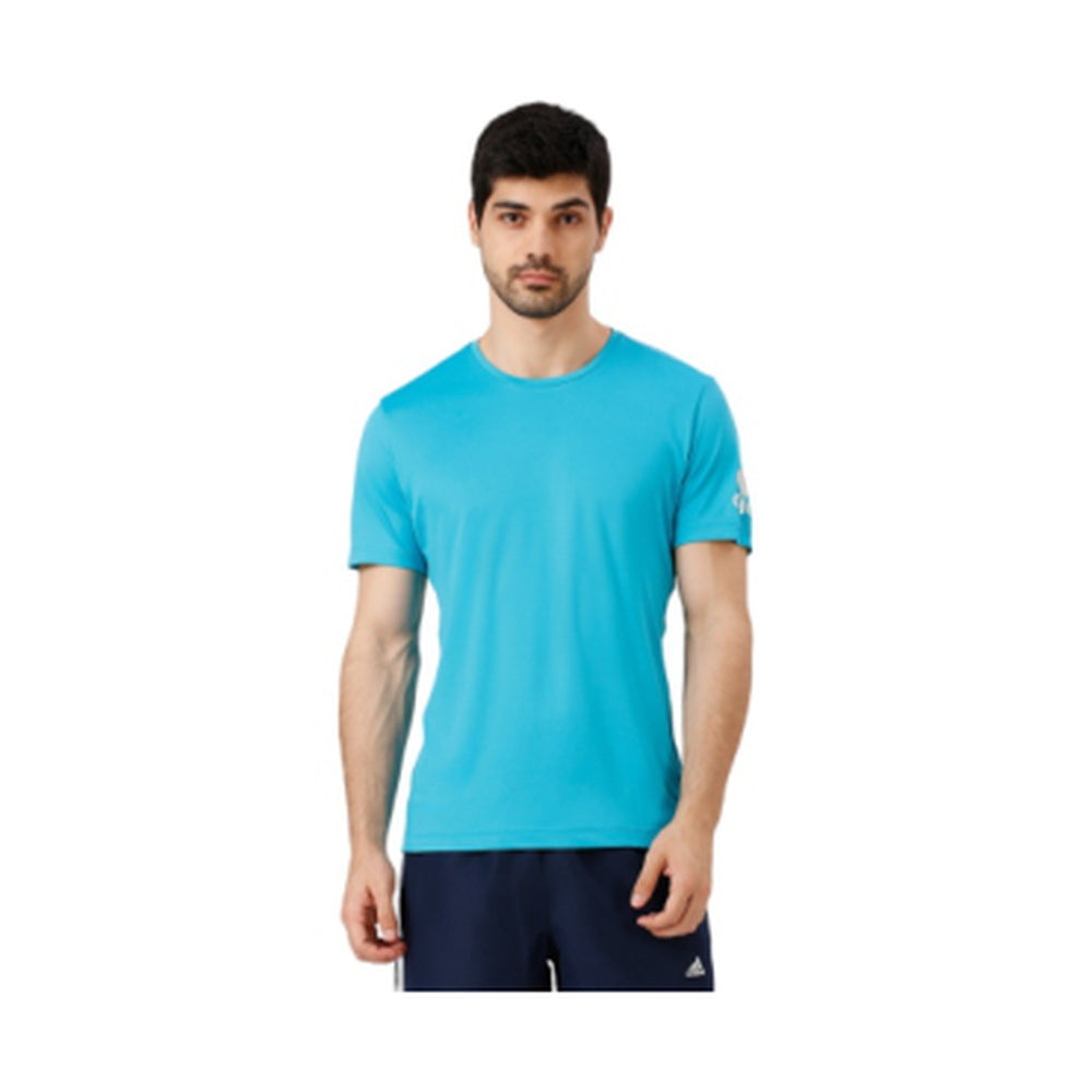 BST168 - Adidas Polyester Round Neck T-Shirt - Cat Eneblu front view