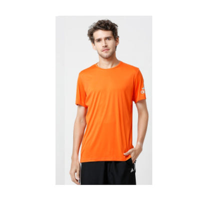 BST168 - Adidas Polyester Round Neck T-Shirt - Orange front view