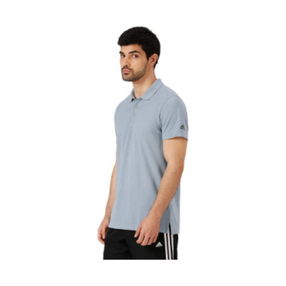 BST169 - Adidas Base Poly Cotton Polo T-Shirt - Tac Blue front view