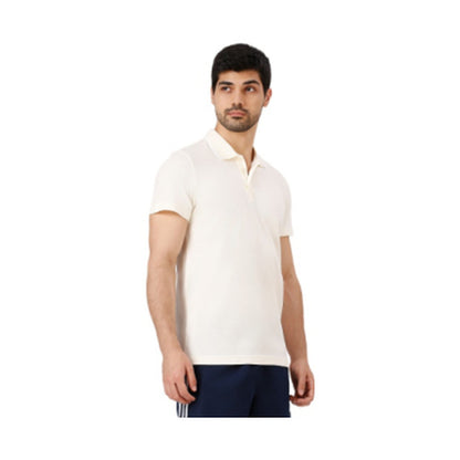 BST172 - Adidas 100% Cotton Tipping Polo T-Shirt - White front view