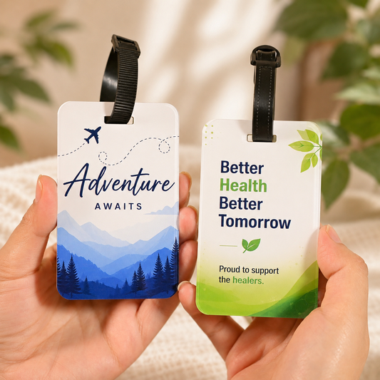 OE139 - Premium Mirrored Acrylic Bag Tags