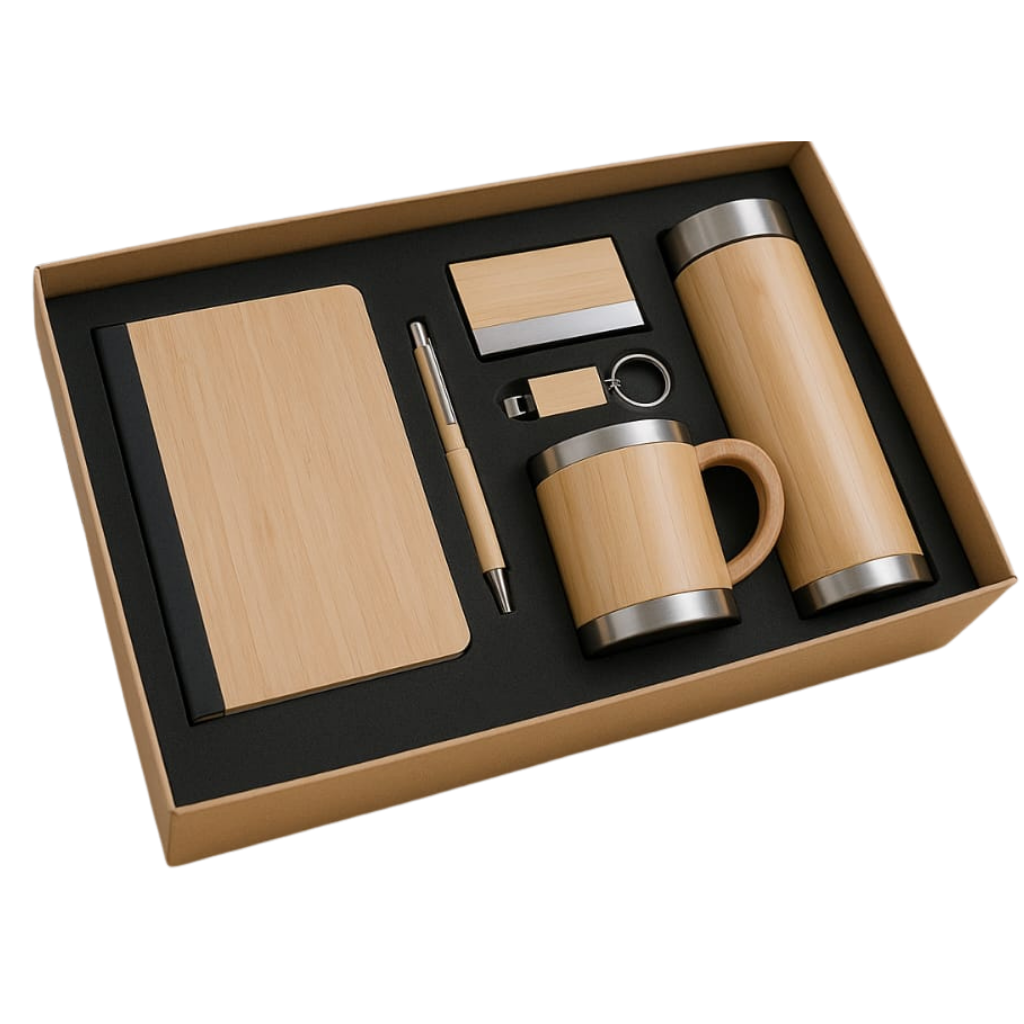 EJK97- 6-IN-1 Bamboo Gift Set