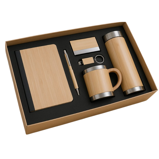 EJK97- 6-IN-1 Bamboo Gift Set