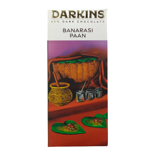 BSE49- Darkins 63% Dark Chocolate With Banarsi Paan