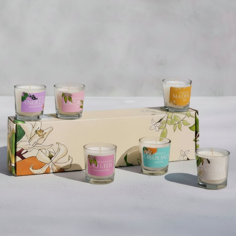 CD160-Nicobar-Jar Candles (Set of 5)