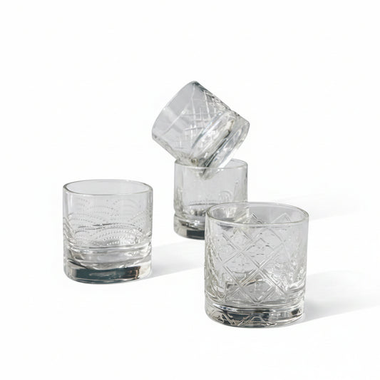 CD166-Nicobar-Mahi Whiskey Glasses (Set of 4) - TSSxNB