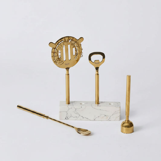 CD168-Nicobar-Aurum Bar Tools (Set of 4)