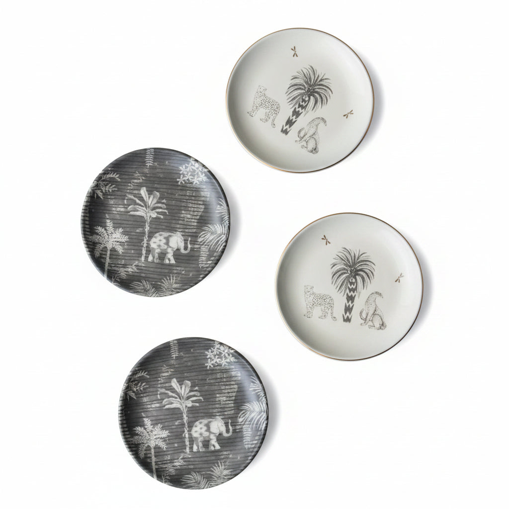 CD178-Nicobar-Periyar Tea Plates (Set of 4)