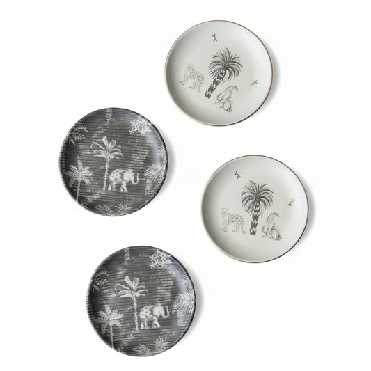 CD178-Nicobar-Periyar Tea Plates (Set of 4)
