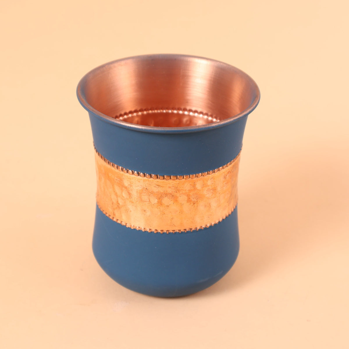 CD296 - Blue Copper Accent Tumbler with Gift Box image 4